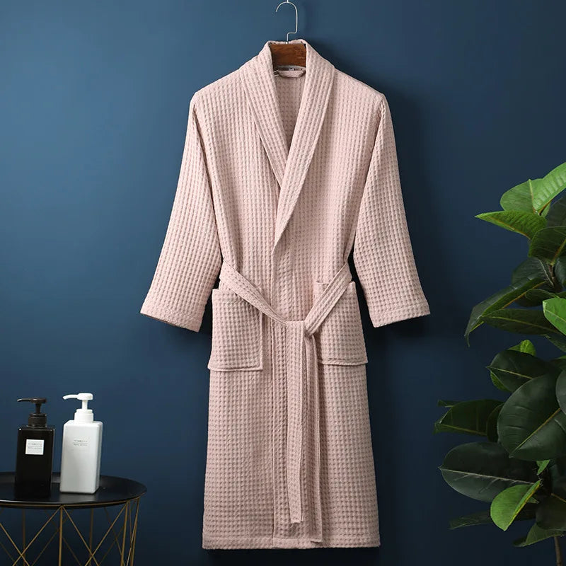 GentleHug Robe - Luxe Katoenen Badjas voor Ontspanning