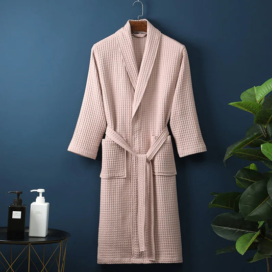 GentleHug Robe - Luxe Katoenen Badjas voor Ontspanning