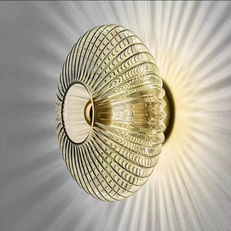 Elegance Glass - Verfijnde Glazen Wandlamp voor Elegante Interieurverlichting