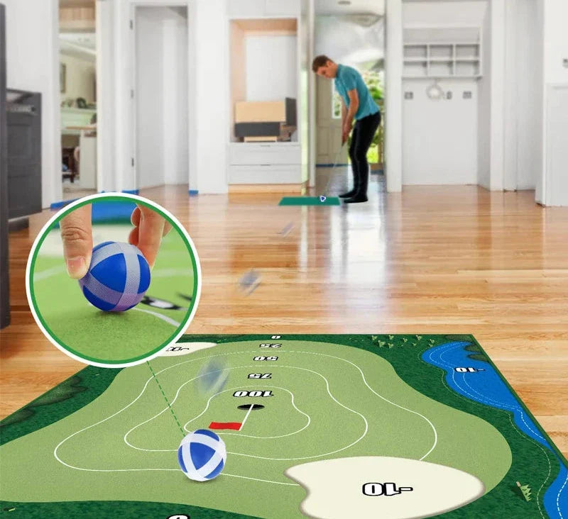 SwingZone - Compact Indoor Golfset voor Thuisplezier