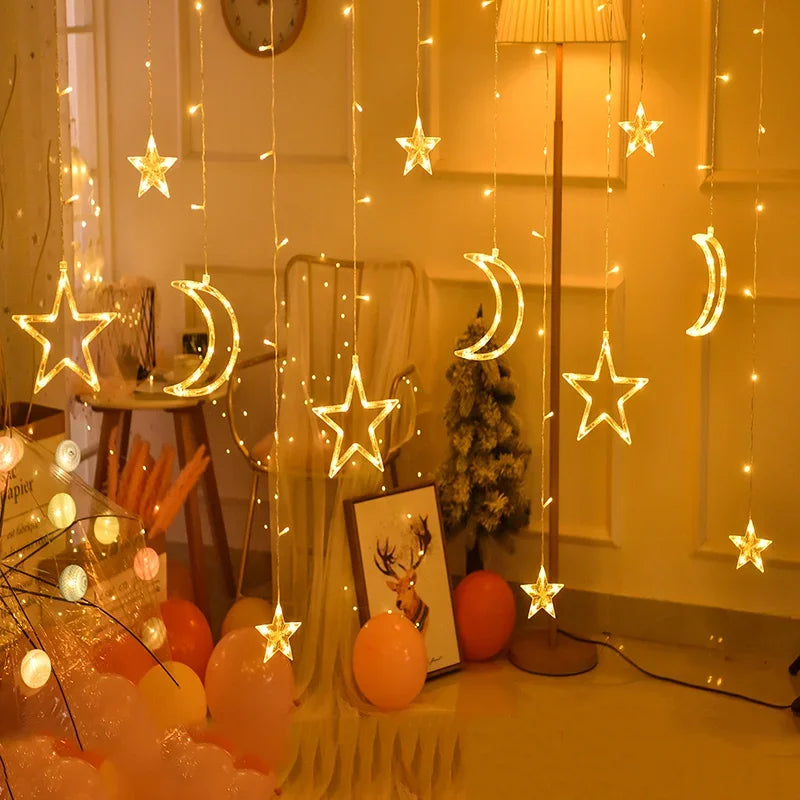 LumieresFestives String - Betoverende Sterren en Manen Slinger