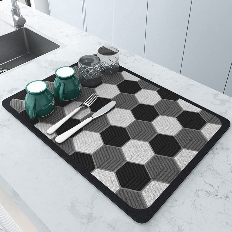 AbsorpTowel Mat - Antislip, Ultra-absorberend en Stijlvol