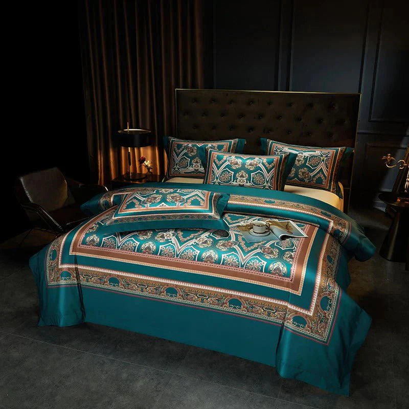 Vintage Grandeur - Luxe Dekbedovertrekset van Egyptisch Katoen