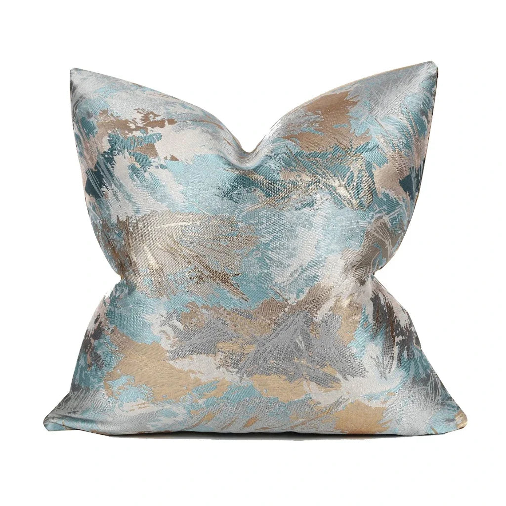 LuminaRest Kussenhoes - Luxueuze Kussenhoes met Abstract Design voor Moderne Interieurs