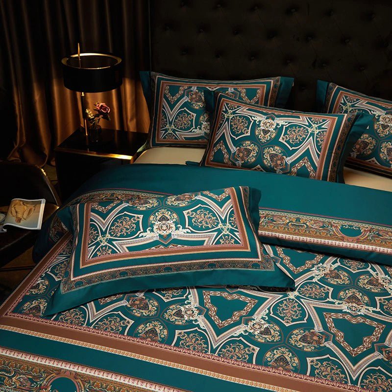 Vintage Grandeur - Luxe Dekbedovertrekset van Egyptisch Katoen