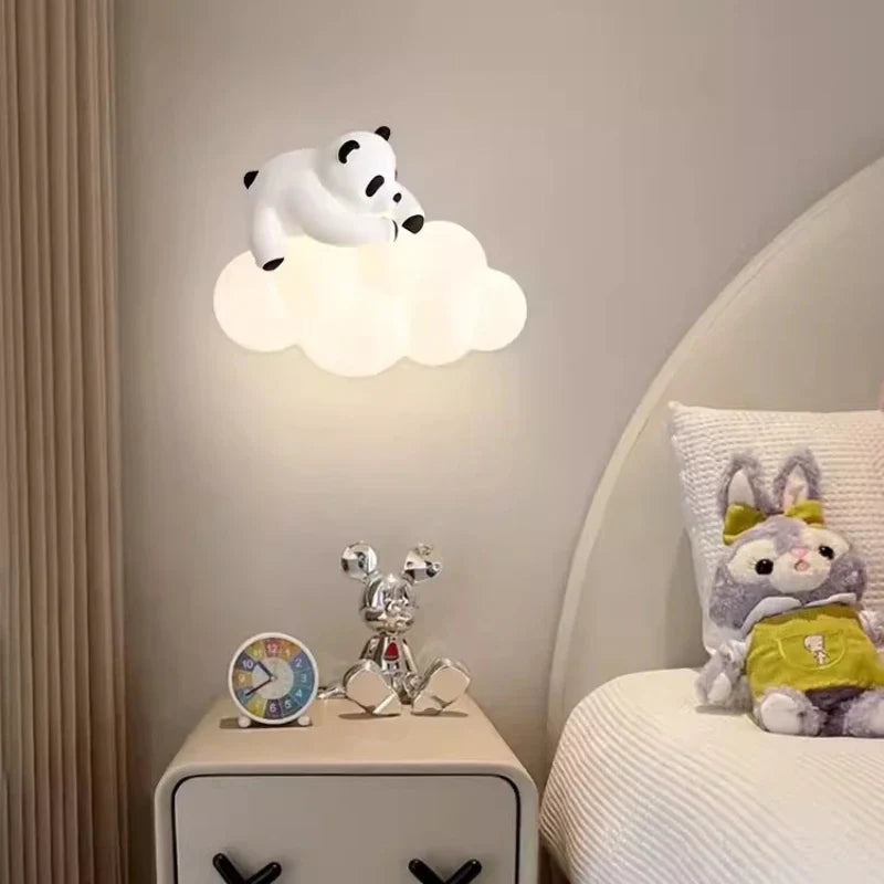 PandaGlow Lamp - Liefelijke LED Wandverlichting voor Kinderen