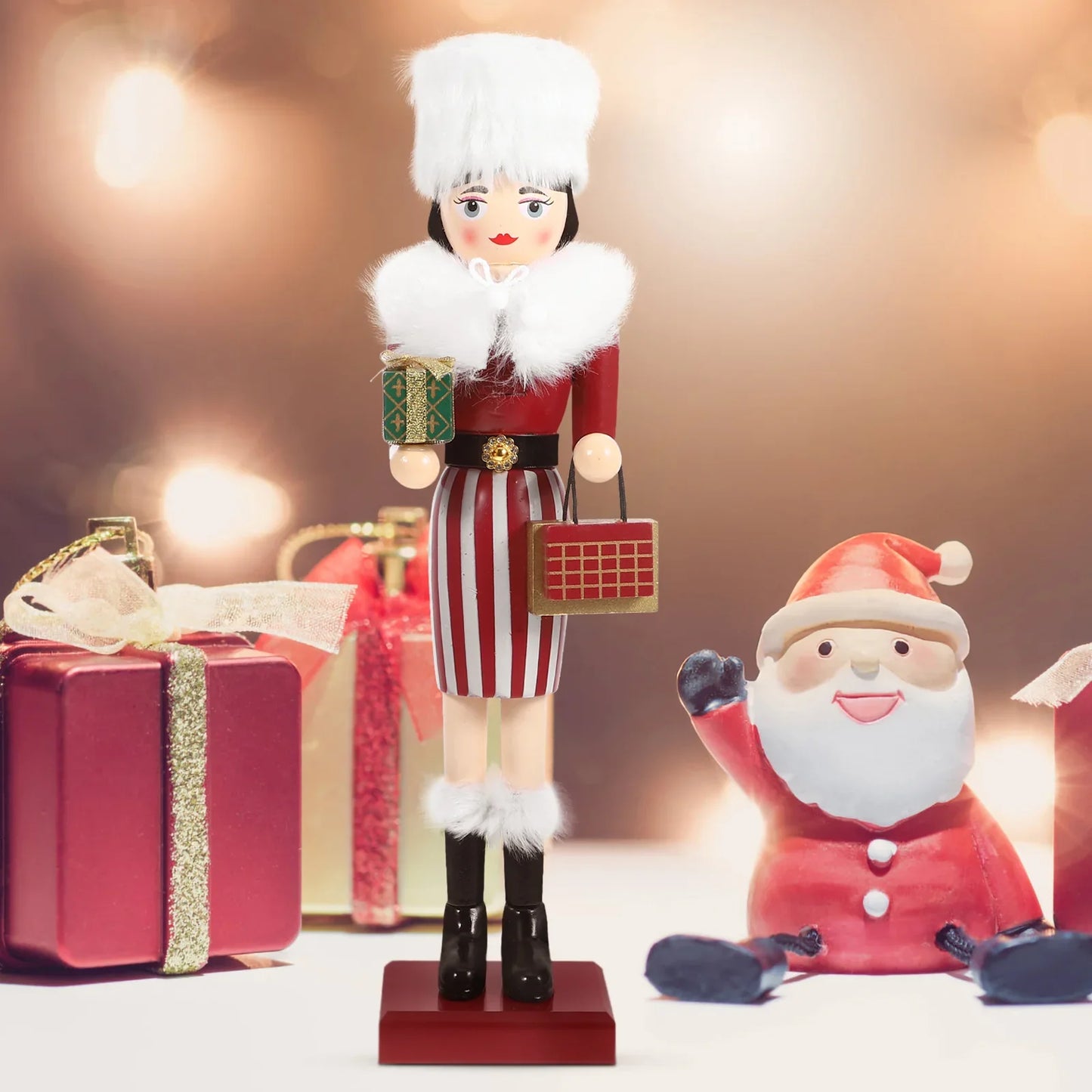 Stijlvolle Houten Notenkraker - Feestelijke Klassieker