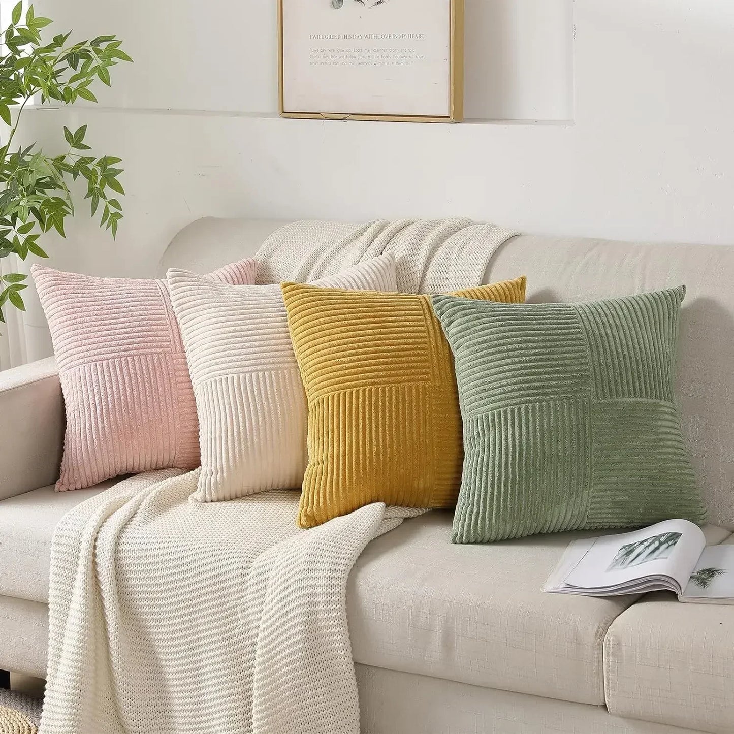 Quintessence Kussenhoezen - Stijlvolle Kussenhoezen Set van 2 voor Elk Interieur