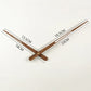 WoodSphere Clock - Grote DIY Wandklok met Walnoothout