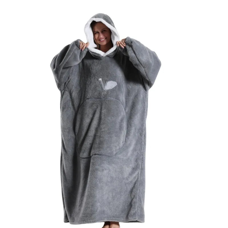 SnuggleHood - Luxe Oversized Fleece Hoodie voor Ultiem Comfort