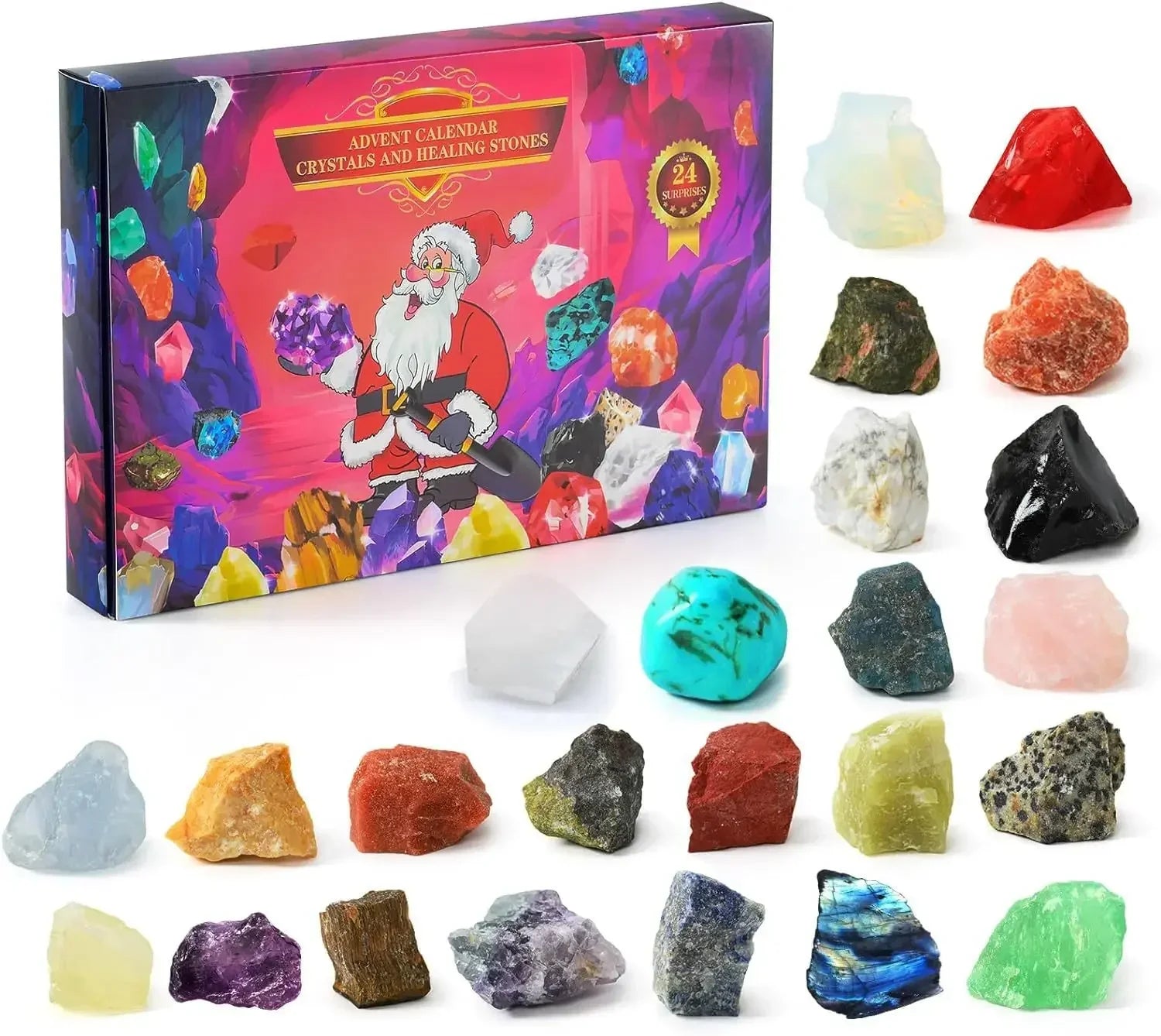 SparklingGems Calendar - 24 Kristallen voor Feestelijk Plezier