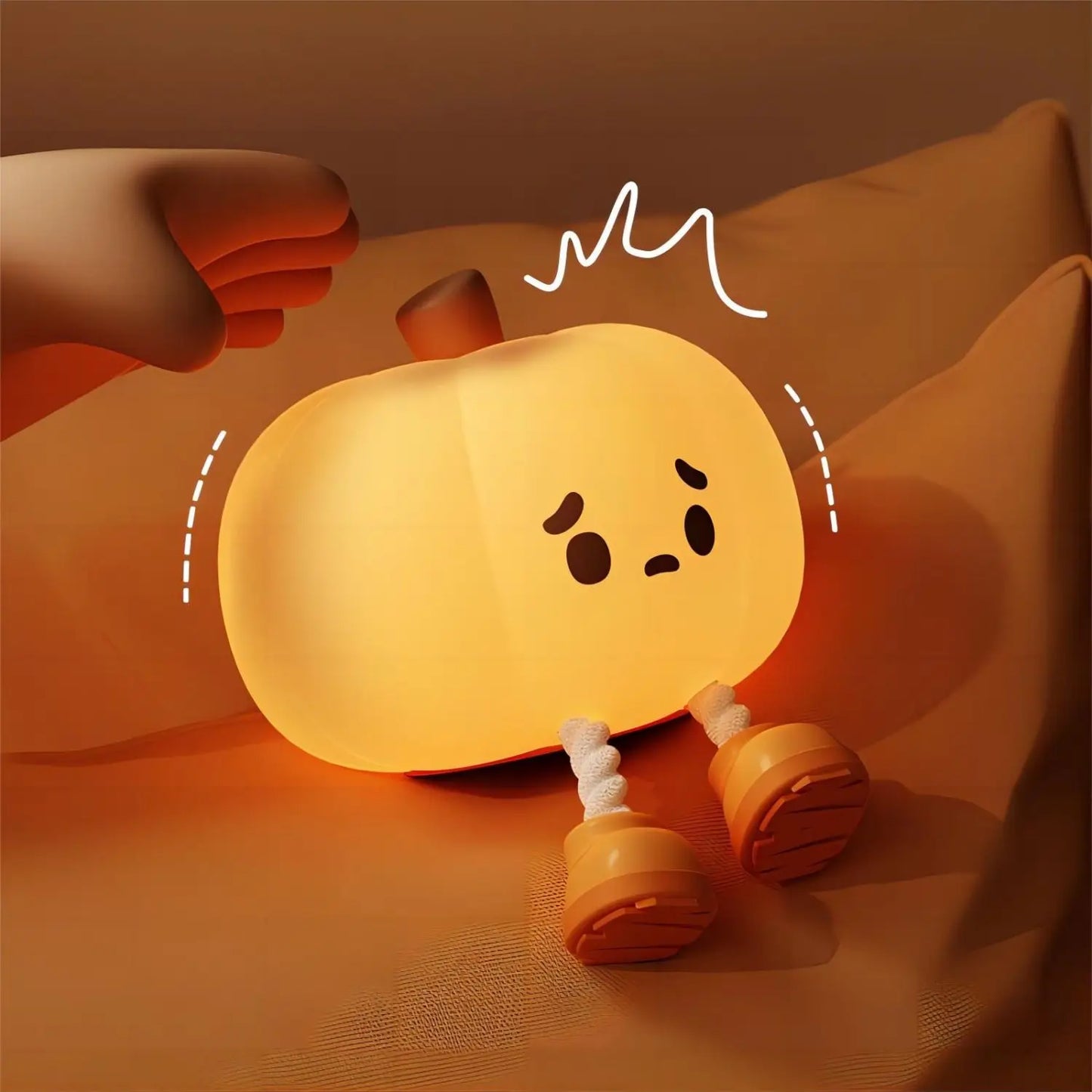 GlowPumpkin Light - Sfeervol Nachtlicht met Warme Gloed