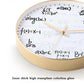 ChalkBoard Clock - Wiskundige Formules Wanddecoratie