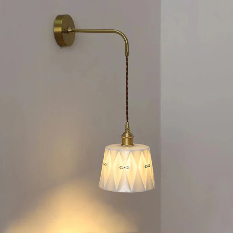 ZenGlow Light - Retro Japanse Wandlamp met Schakelaar