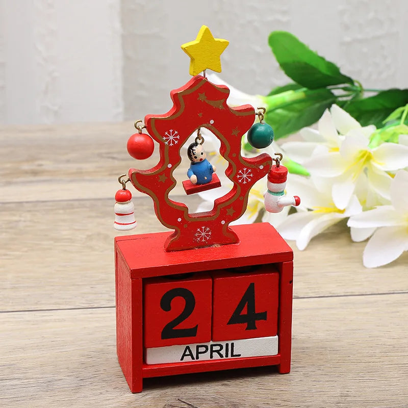 JoyfulCountdown Tree - Speelse Houten Kerstboom