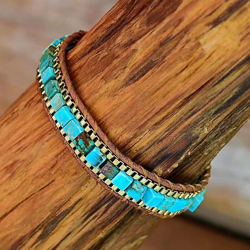 Cairos Bracelet - Luxe Turquoise Keizersteen Accessoire