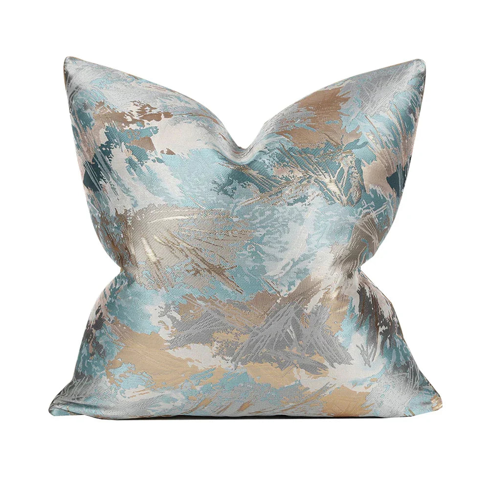 LuminaRest Kussenhoes - Luxueuze Kussenhoes met Abstract Design voor Moderne Interieurs