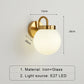 ModernWall - Scandinavische LED Wandlamp met Glas