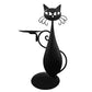 Midnight Panther - Mystieke Zwarte Kat Kaarsenhouder