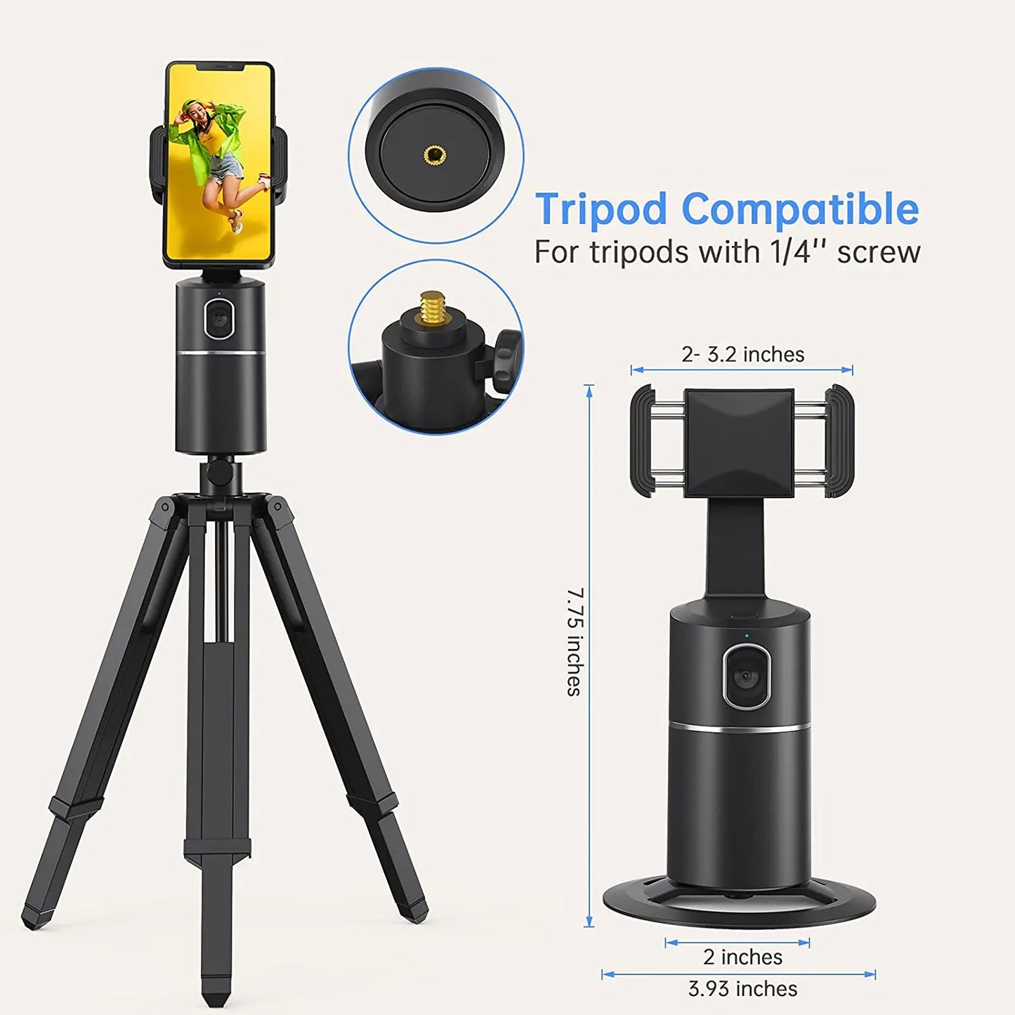 Follow Frame - Automatische Telefoonhouder met Gezichtsherkenning
