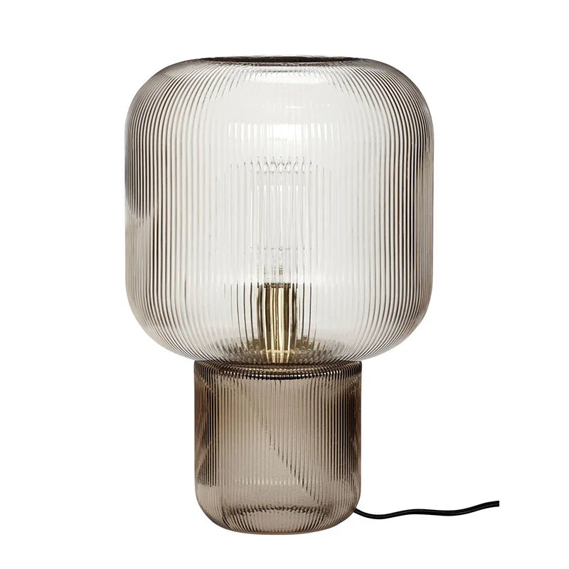 ElegantGlow - Moderne Glazen Tafellamp met LED Licht