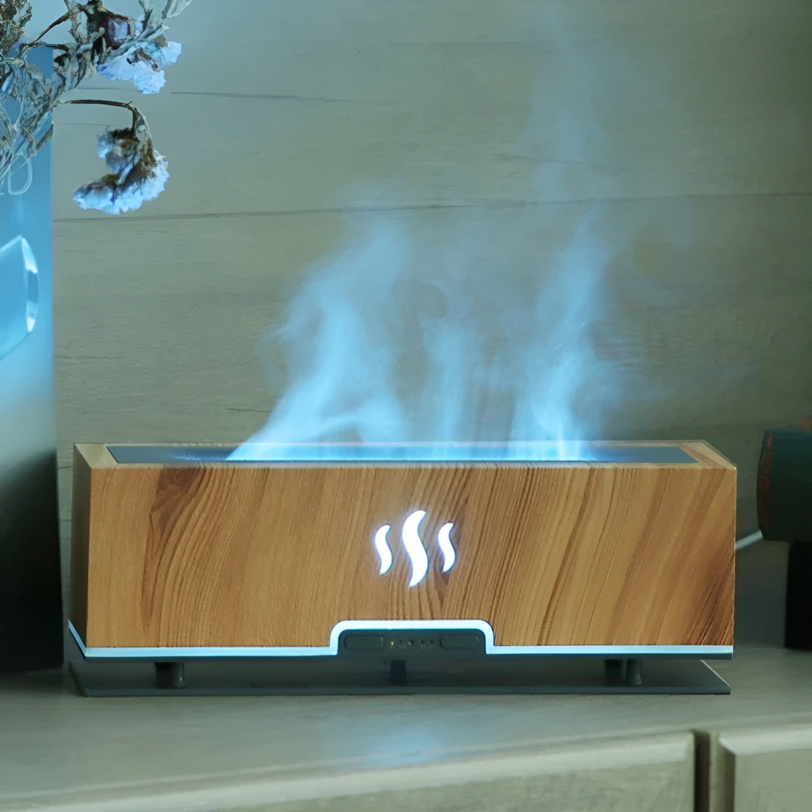GlowFlame - Stijlvolle Aroma Luchtbevochtiger voor Thuis