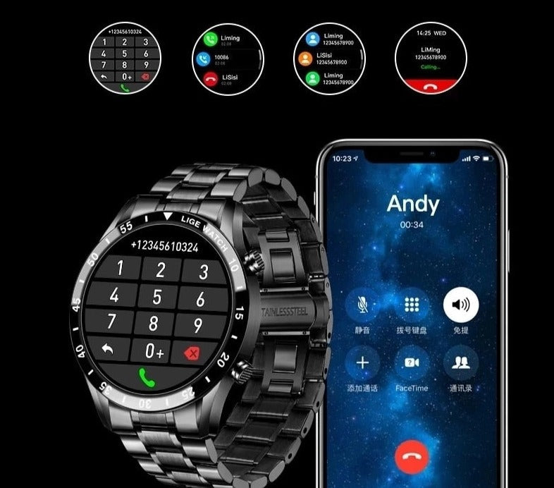 LuxeFit Watch - Premium Multifunctionele Smartwatch