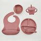 TinyBites – Stijlvolle Silicone Eetset voor Baby’s