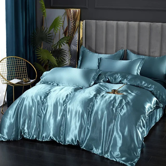 SatinDream Bedset - Luxe Satin Beddengoed voor Droomachtige Nachten