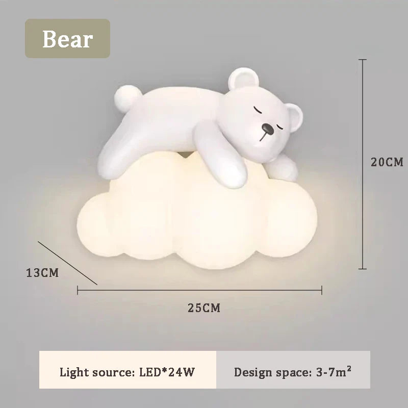 PandaGlow Lamp - Liefelijke LED Wandverlichting voor Kinderen