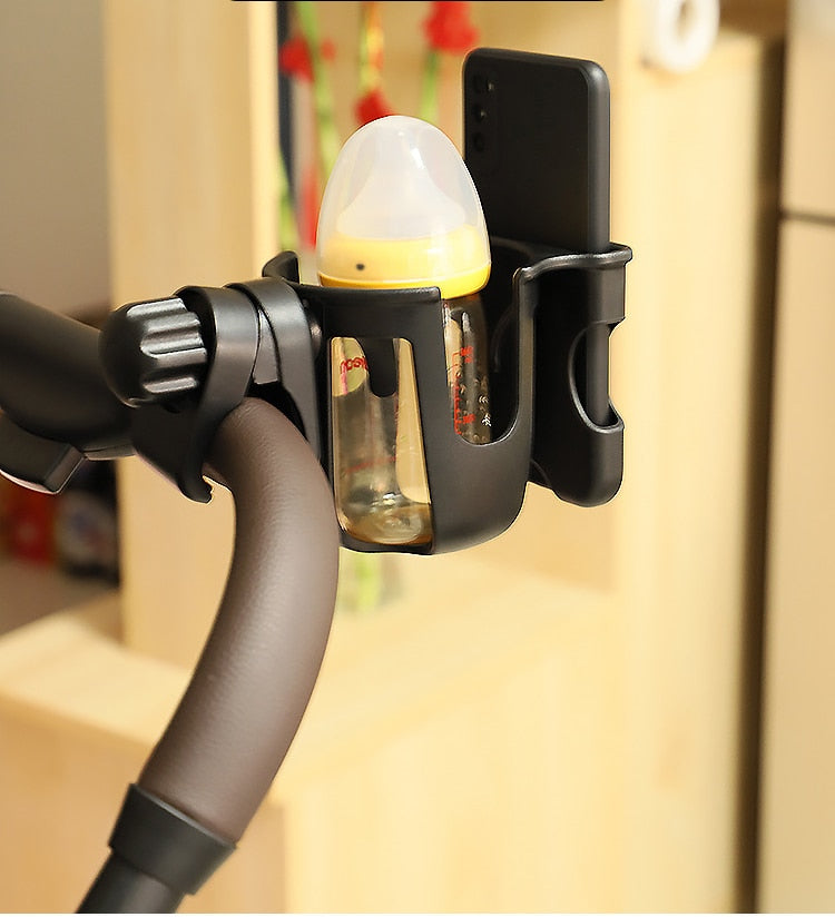 StrollerEase - Multifunctionele Fles & Telefoonhouder