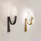 NordicGlow - Marmer Wandlamp met Moderne Touch
