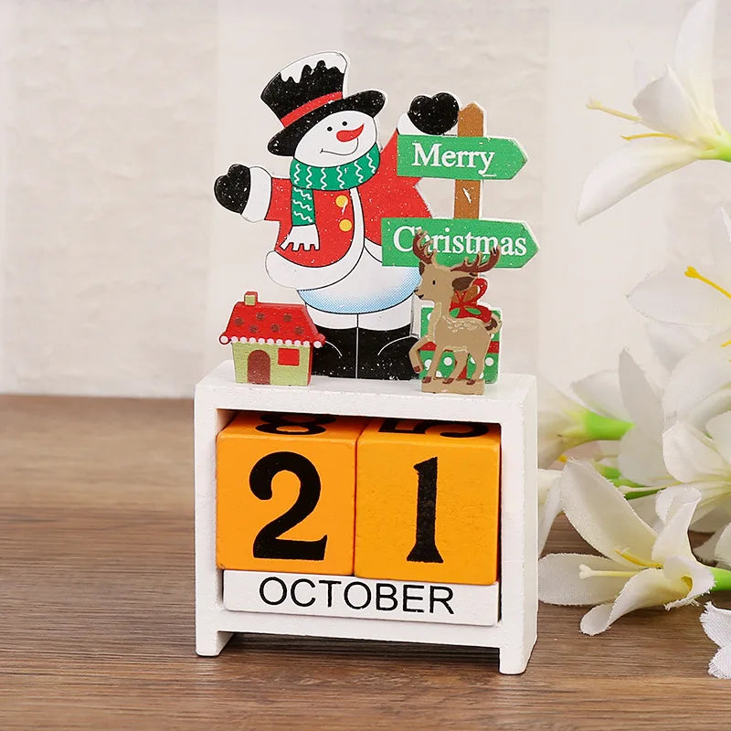 JoyfulCountdown Tree - Speelse Houten Kerstboom