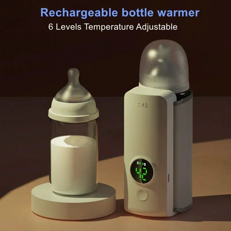 WarmEase - Draagbare Babyflesverwarmer met Instelbare Temperatuur