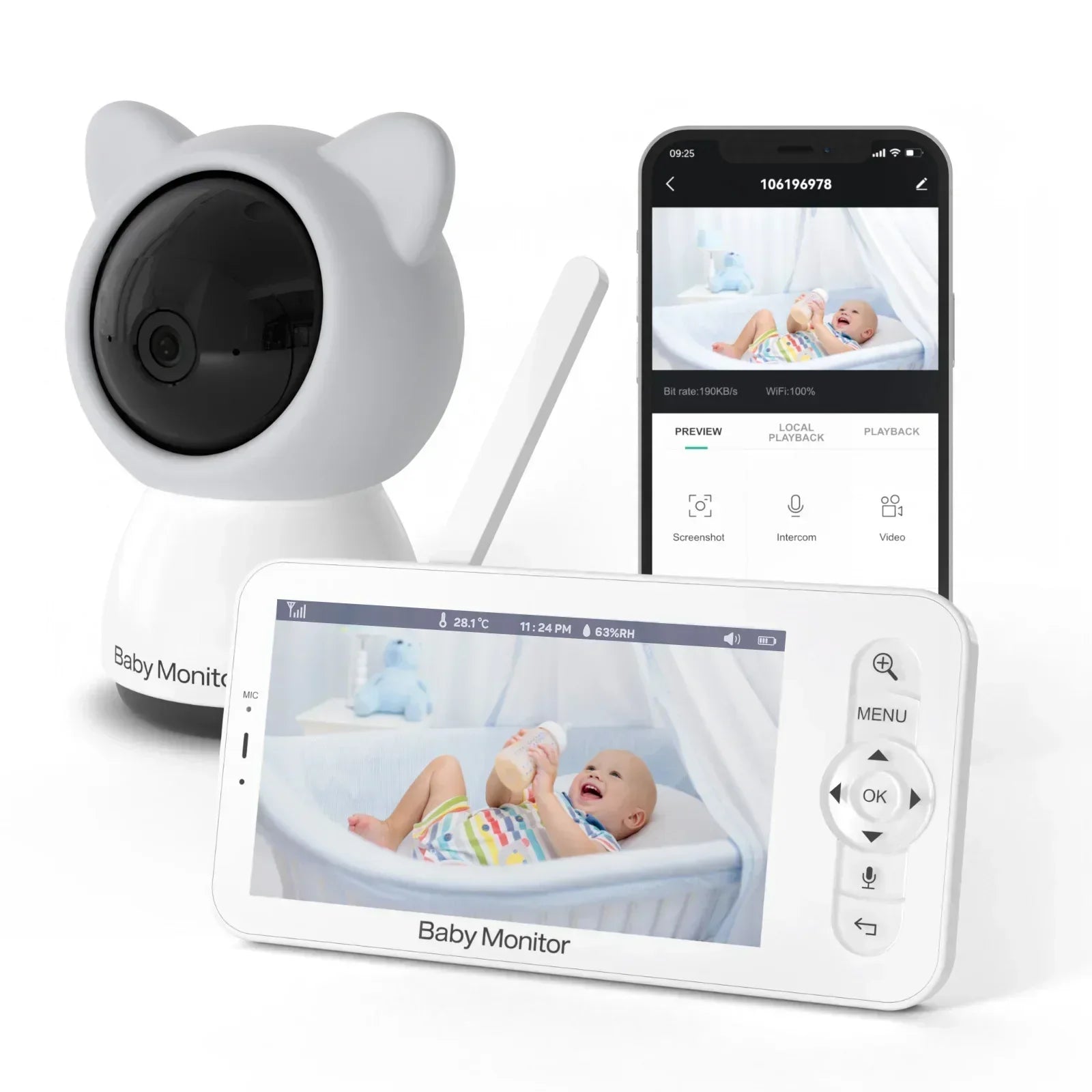 BabySafe Camera - Ultieme Babybewaking met HD Monitor