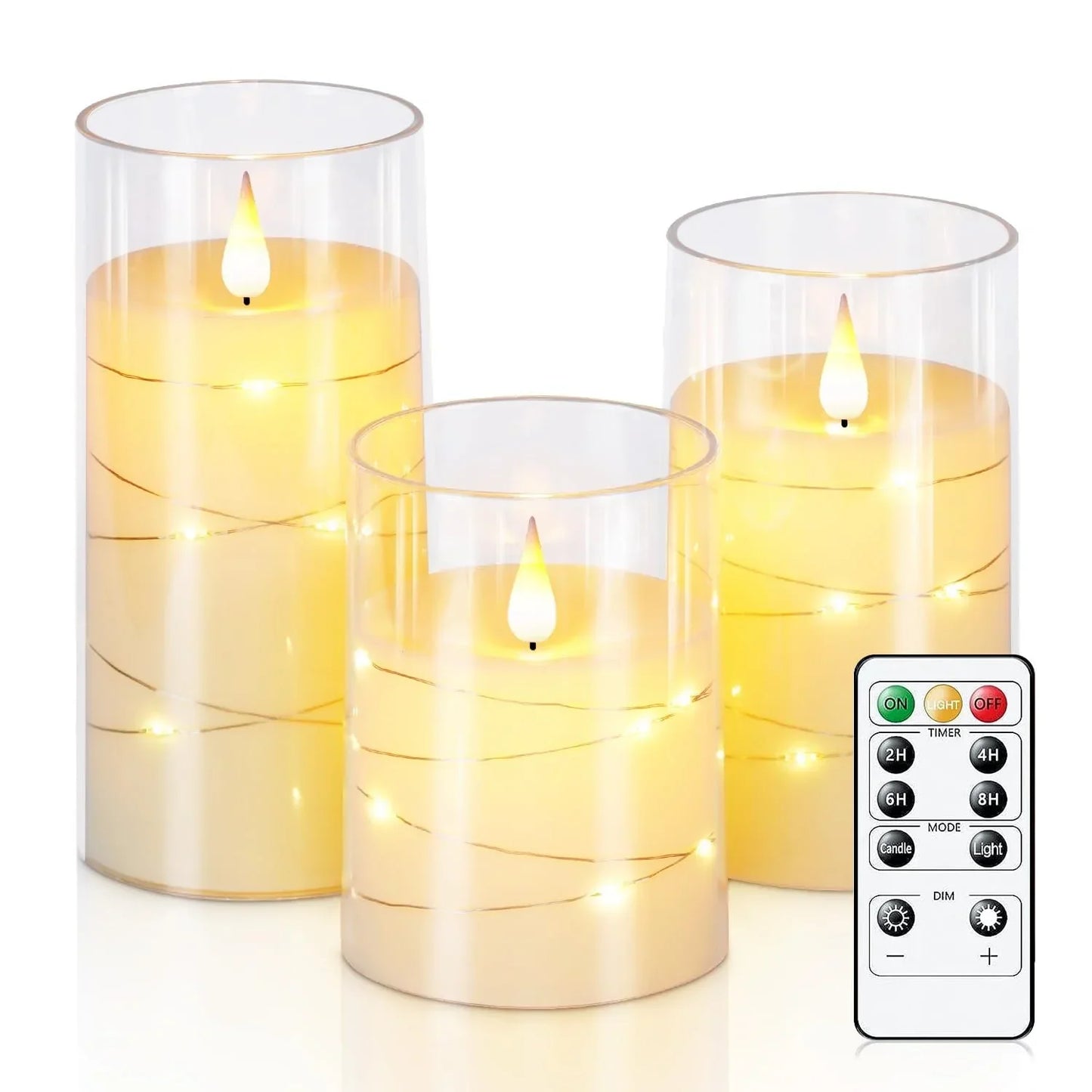 Flameflex LED Kaarsen - Set van 3