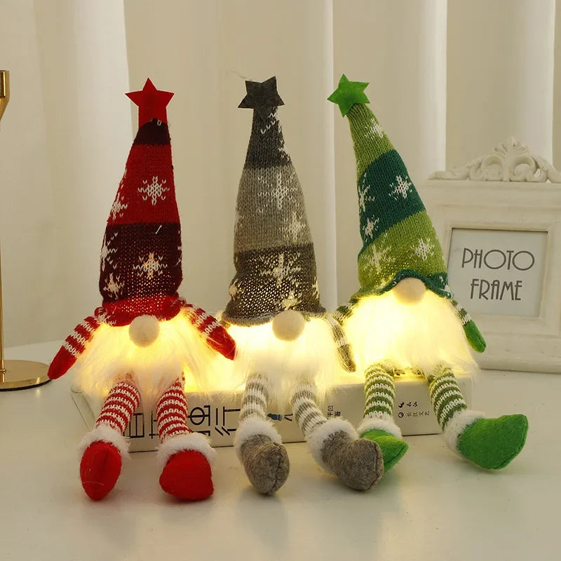 Betoverende Verlichte Kerstkabouter met Luxe Gloed