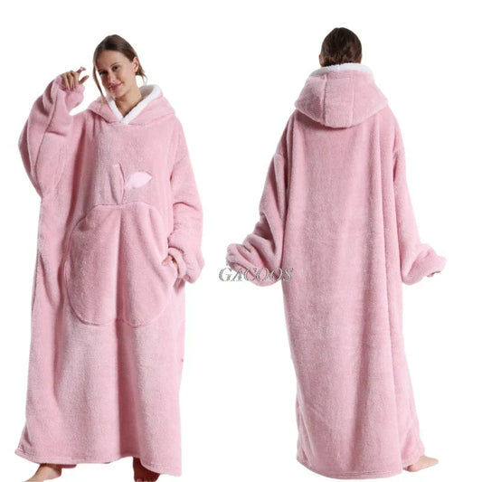 SnuggleHood - Luxe Oversized Fleece Hoodie voor Ultiem Comfort