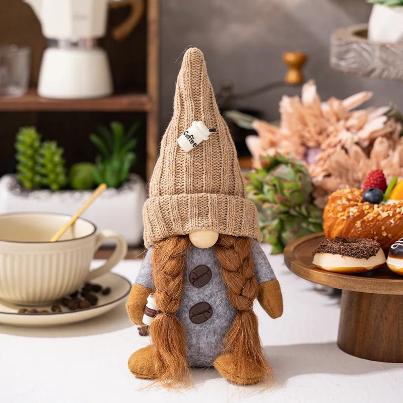 Scandinavische Koffie Kabouterpoppen – Sfeervolle Decoratie