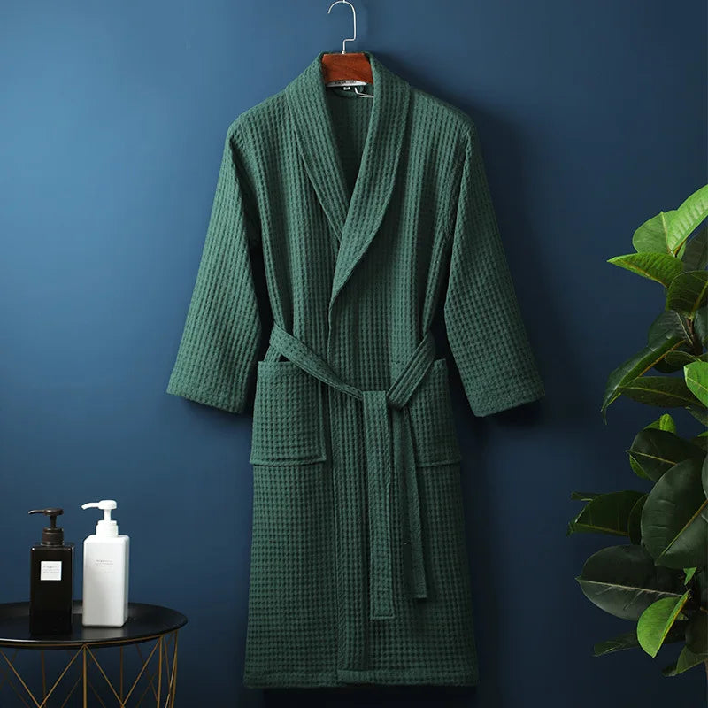 GentleHug Robe - Luxe Katoenen Badjas voor Ontspanning
