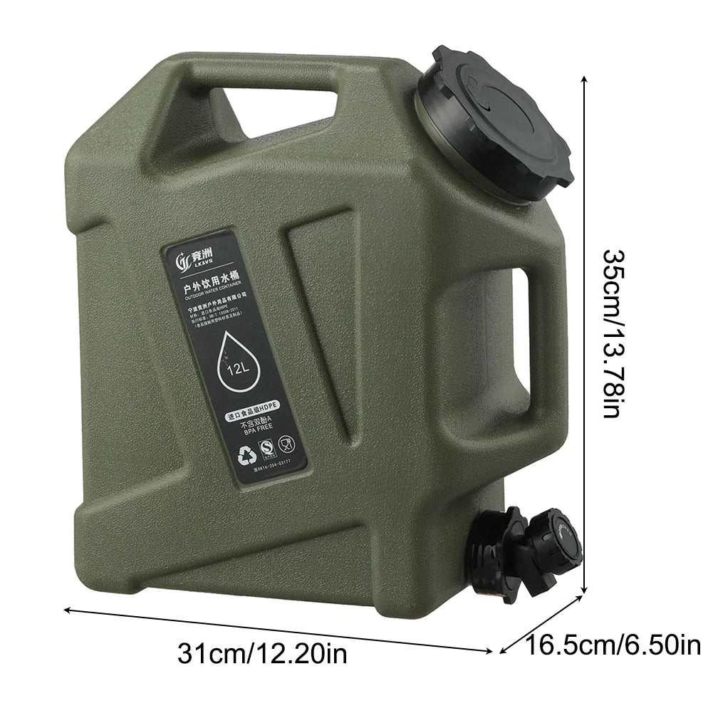 AquaTrek – Stijlvolle Draagbare Watercontainer 12L