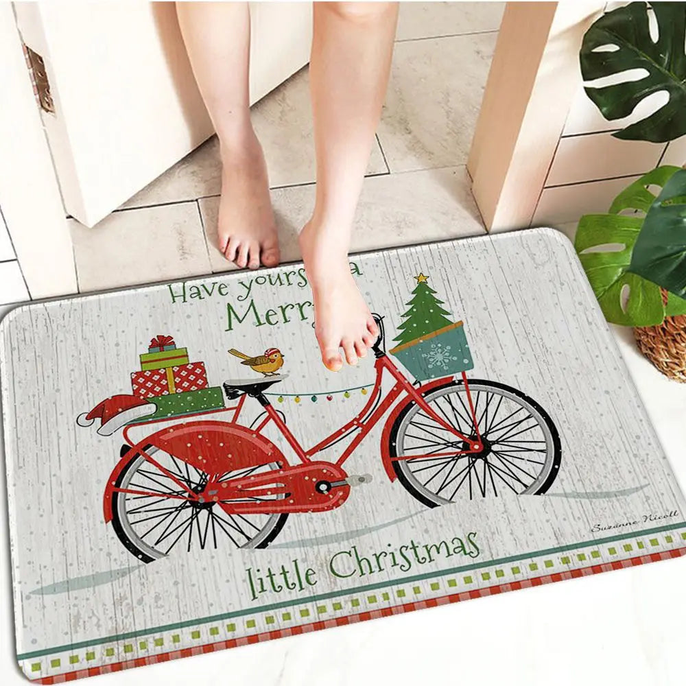 FestiveWelcome – Luxe Kerst Deurmat voor je Drempel