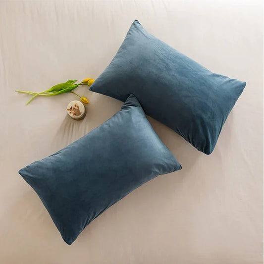 Orion Noir Kussenhoes - Luxe Velours Kussenhoes voor een Stijlvol Interieur