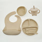 TinyBites – Stijlvolle Silicone Eetset voor Baby’s