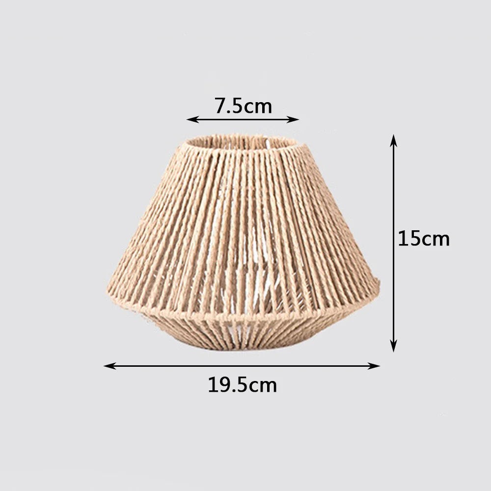 Rotan Hanglamp - Elegante Rotan Hanglamp met Geometrisch Design voor Sfeervolle Verlichting