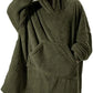 FleeceHaven Sweater - Luxe Flanellen Dekentrui voor Wintercomfort