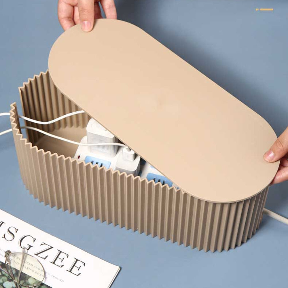 StorageMaster Box - Stijlvolle Organizer voor Kabels en Adapters