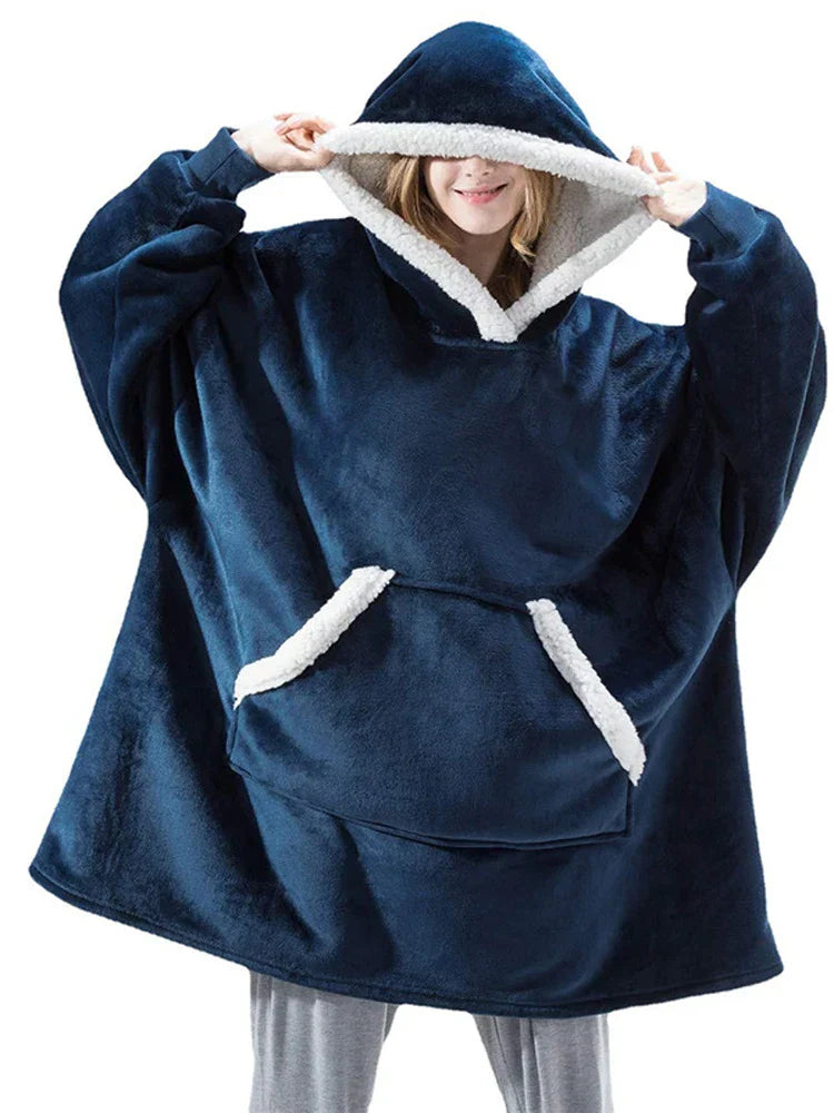 CozyNest FleeceWrap - Oversized Polaire Dekensweater