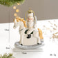 CharmingSnow Kerstdecoratie – Betoverende Keramische Kersthangdecoratie