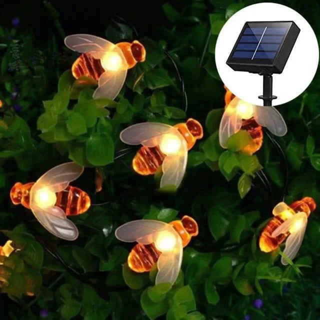 MagicGlow Tuinlamp - Betoverende Zonne-energie Bloemenguirlande